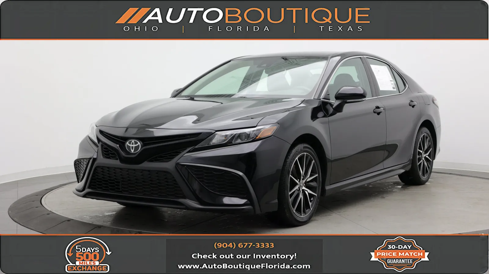 Black 2024 Toyota Camry SE for sale in Jacksonville, FL