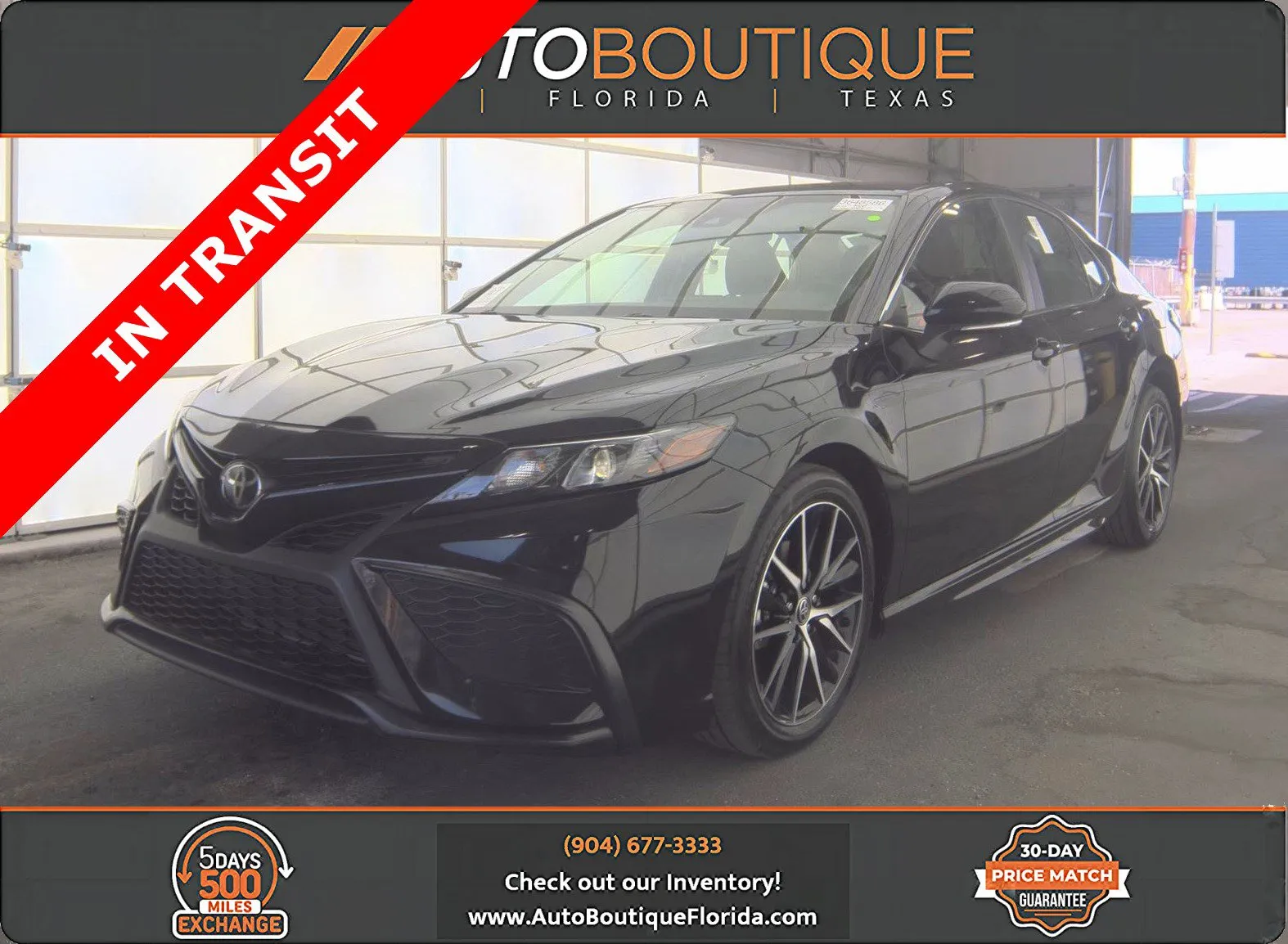 Black 2024 Toyota Camry SE for sale in Jacksonville, FL