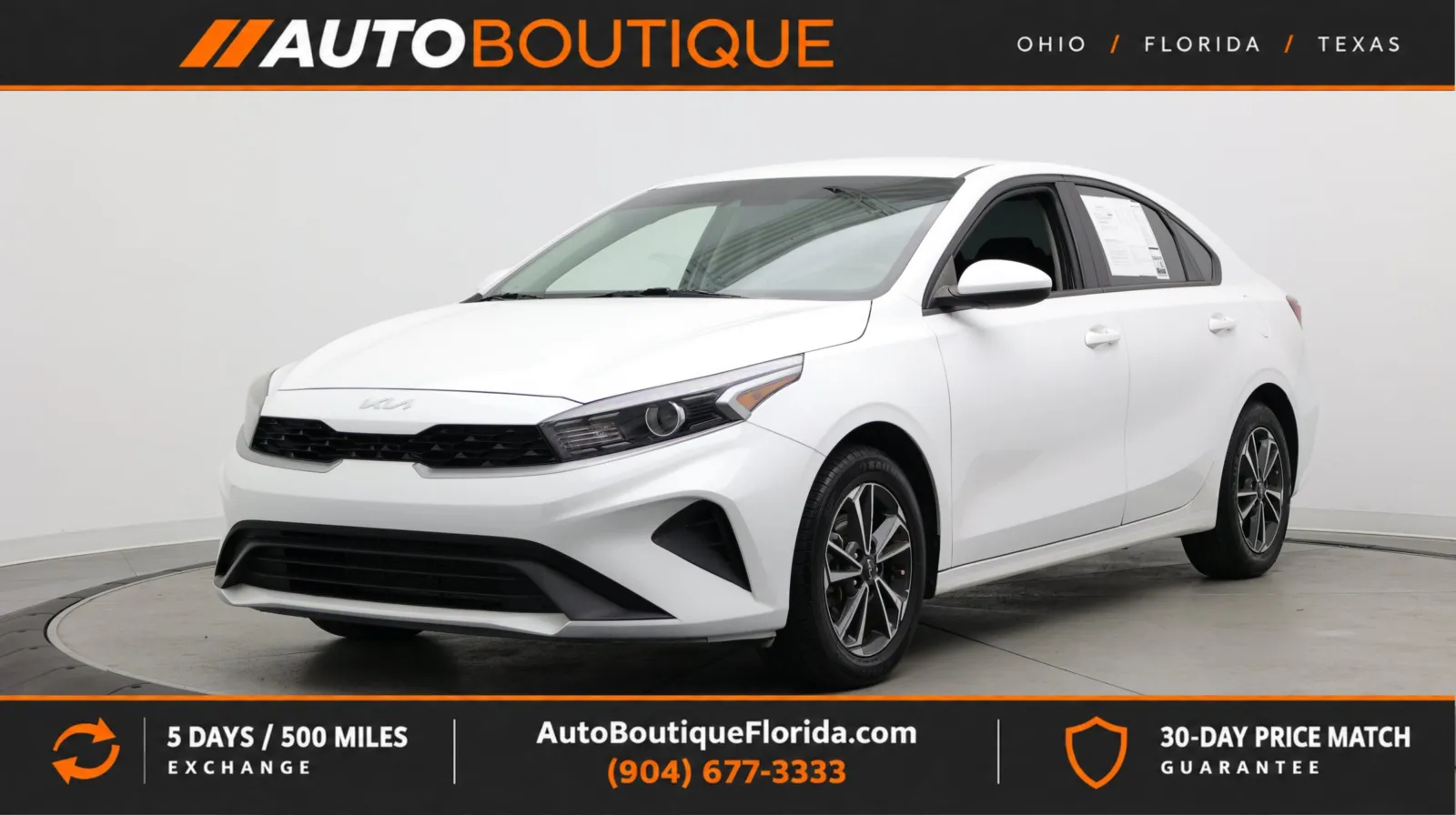 White 2024 Kia Forte LXS for sale in Jacksonville, FL