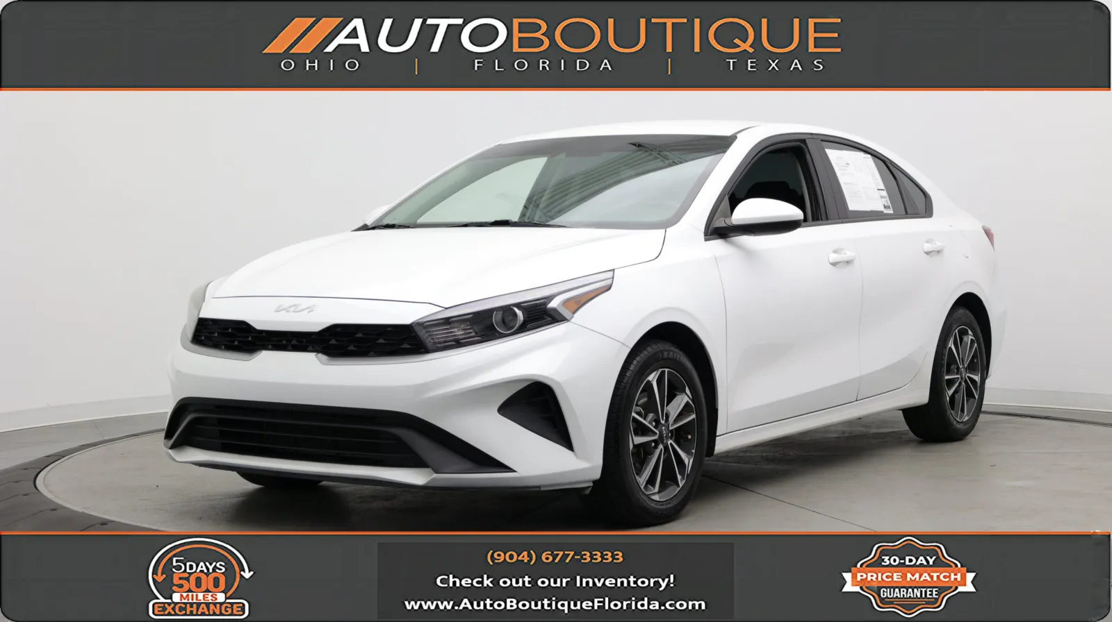 White 2024 Kia Forte LXS for sale in Jacksonville, FL