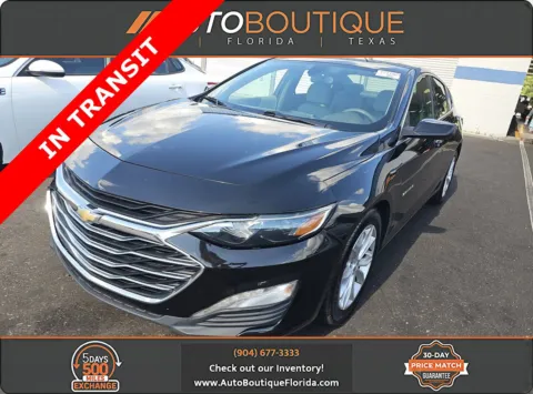 Black 2019 Chevrolet Malibu LT for sale in Jacksonville, FL