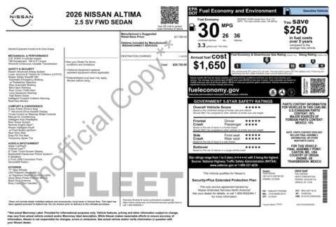 More photos of 2026 Nissan Altima SV at Auto Boutique Florida, FL