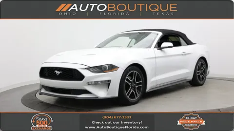 White 2020 Ford Mustang EcoBoost Premium for sale in Jacksonville, FL