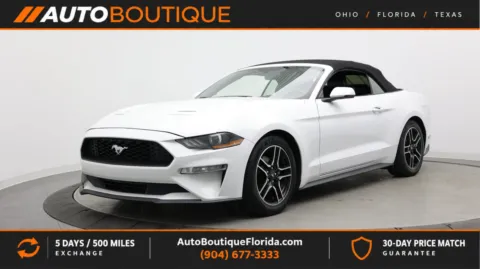 White 2020 Ford Mustang EcoBoost Premium for sale in Jacksonville, FL