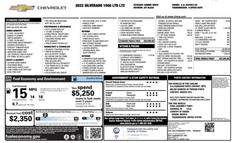 More photos of 2022 Chevrolet Silverado 1500 LTD LTZ at Auto Boutique Florida, FL