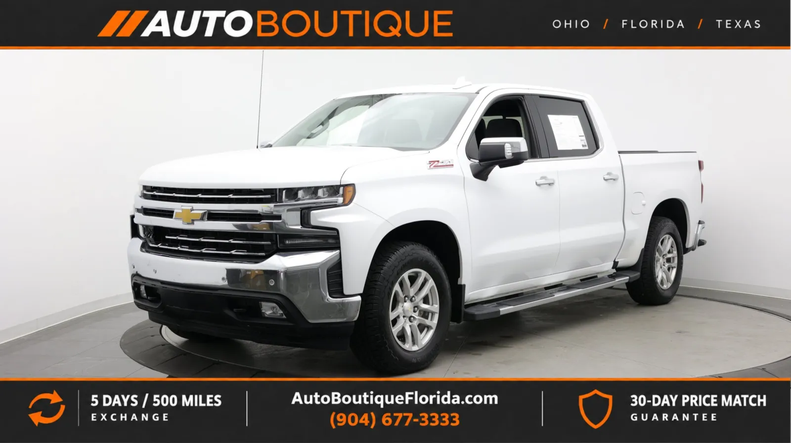 White 2022 Chevrolet Silverado 1500 LTD LTZ for sale in Jacksonville, FL
