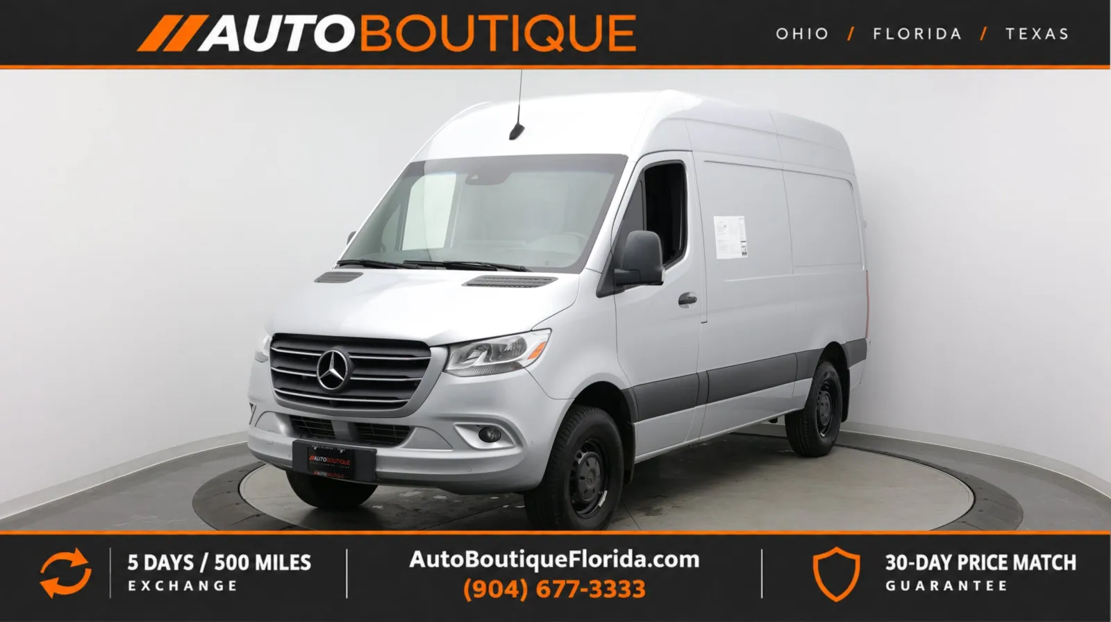 Black 2023 Mercedes-Benz Sprinter Cargo Van 1500 for sale in Jacksonville, FL