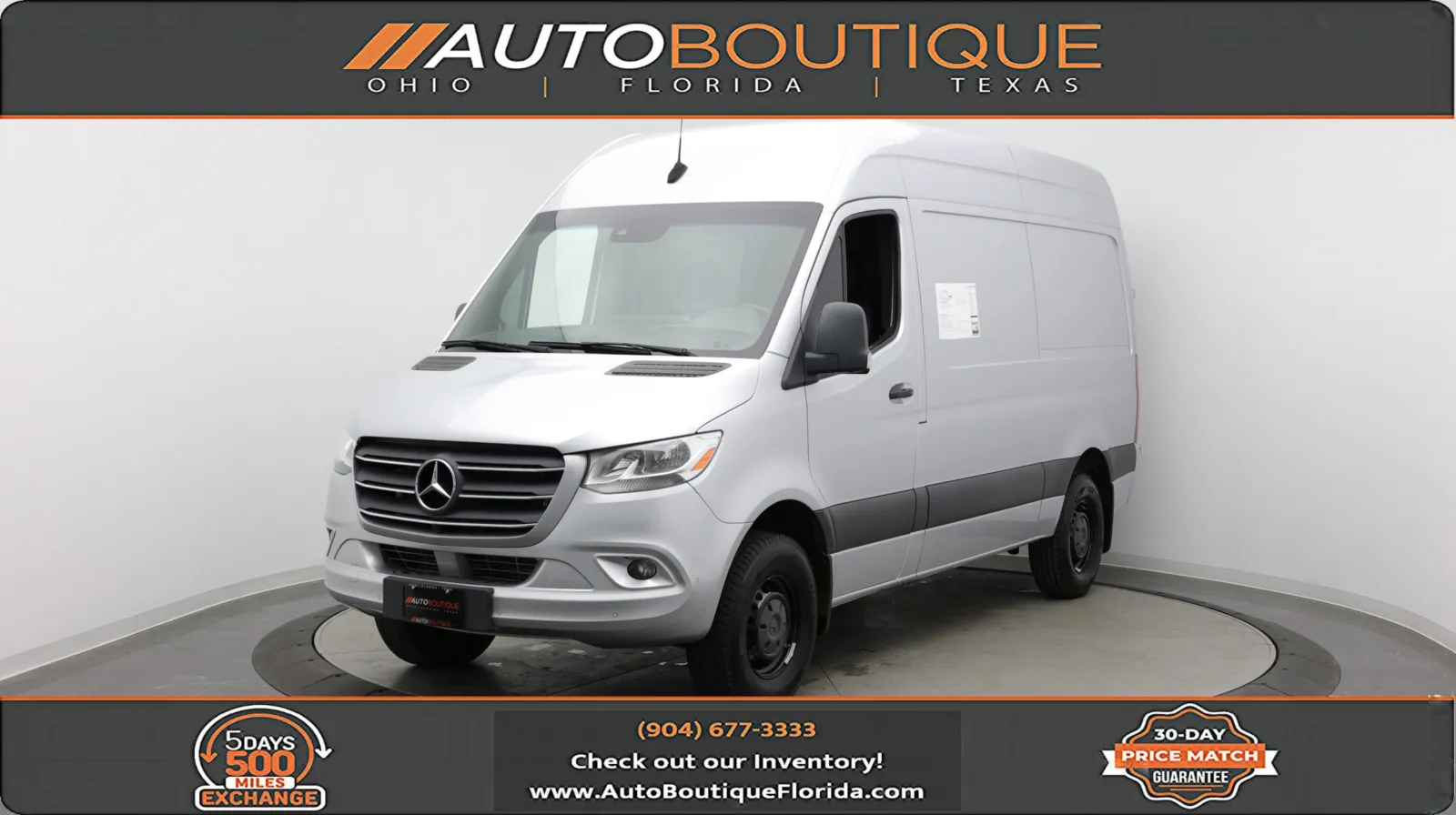 Black 2023 Mercedes-Benz Sprinter Cargo Van 1500 for sale in Jacksonville, FL