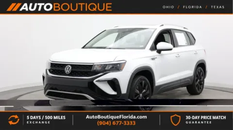 White 2024 Volkswagen Taos SE for sale in Jacksonville, FL