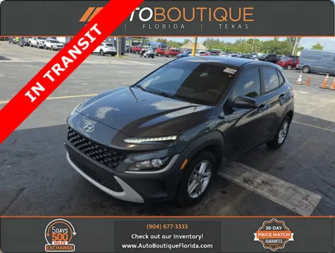 Gray 2022 Hyundai Kona SE for sale in Jacksonville, FL