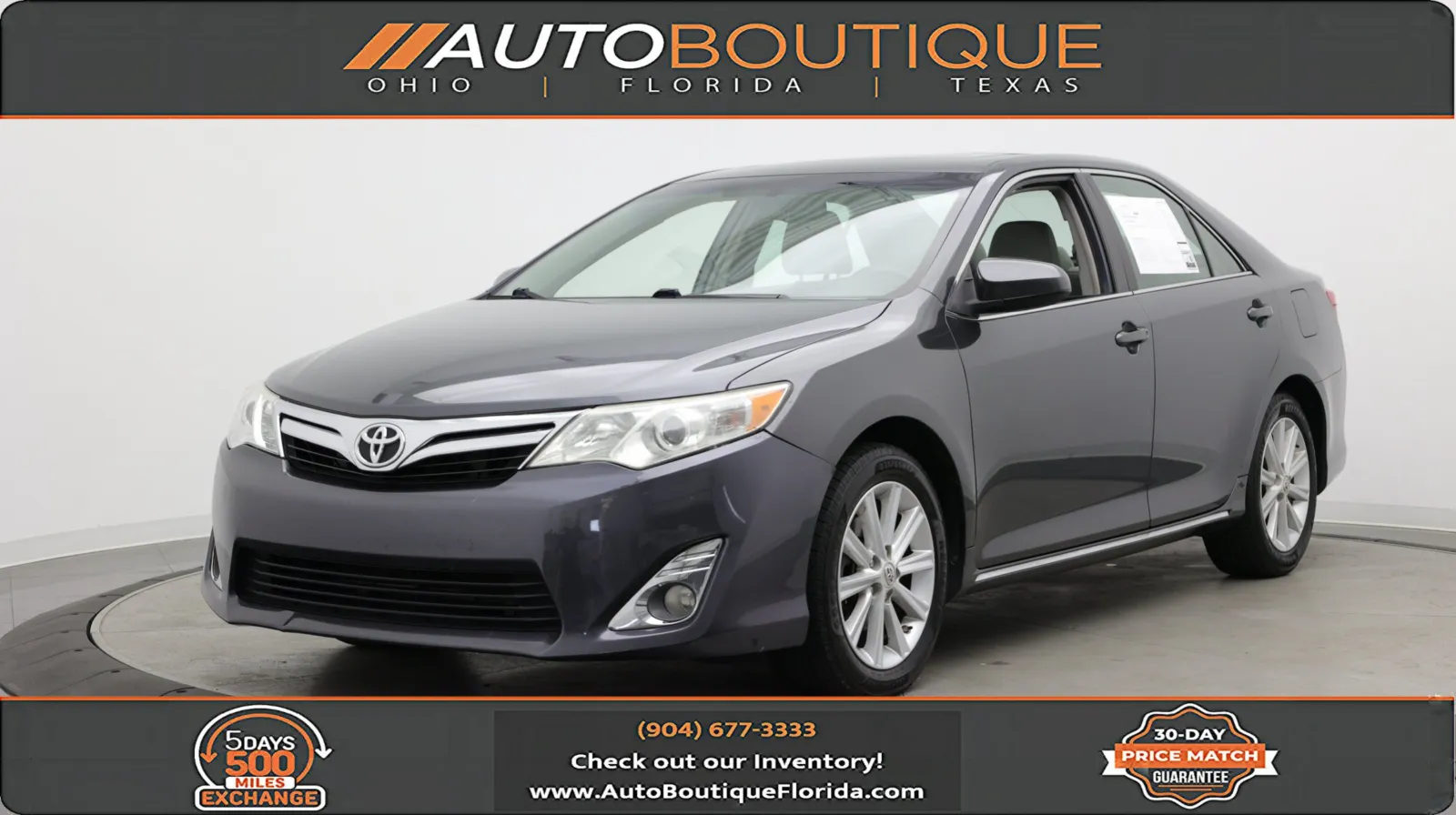 Black 2012 Toyota Camry SE for sale in Jacksonville, FL