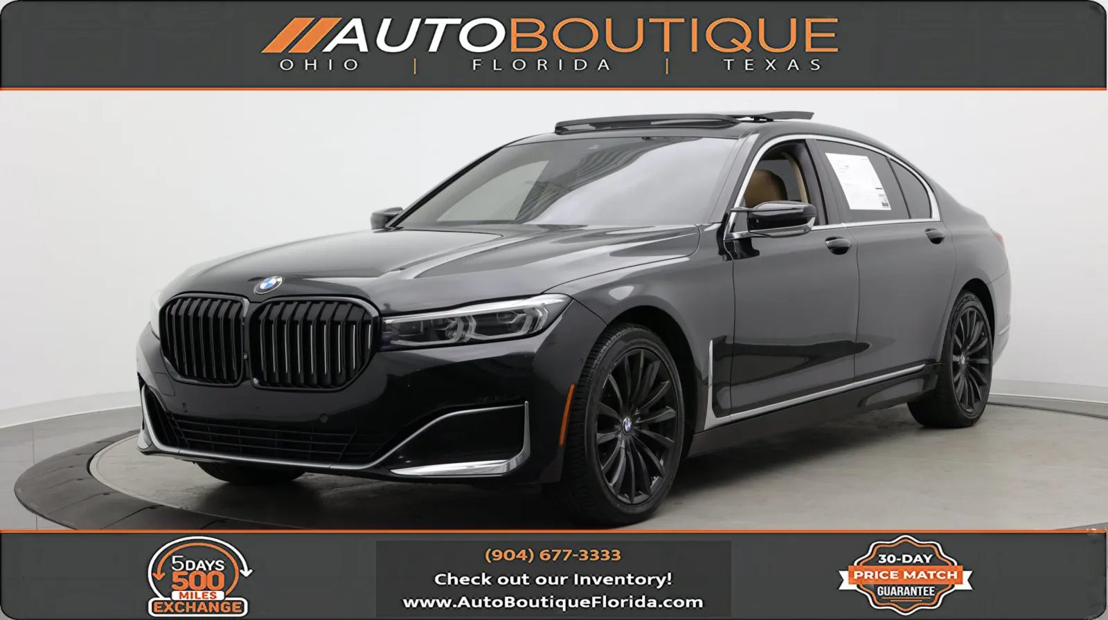 Black 2022 BMW 7 Series 740i for sale in Jacksonville, FL
