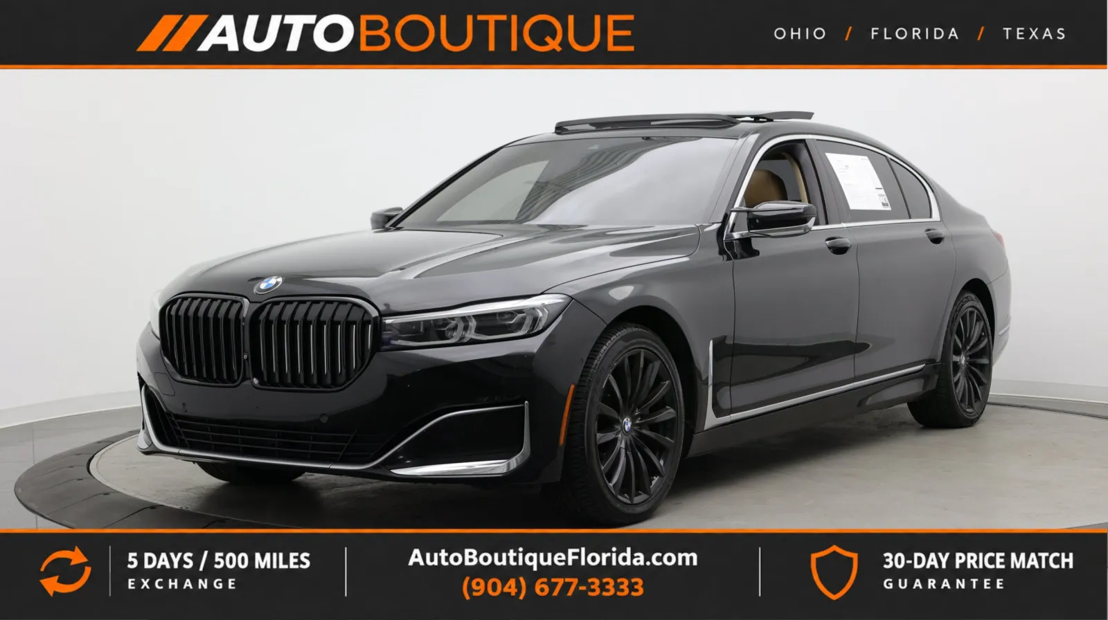 Black 2022 BMW 7 Series 740i for sale in Jacksonville, FL