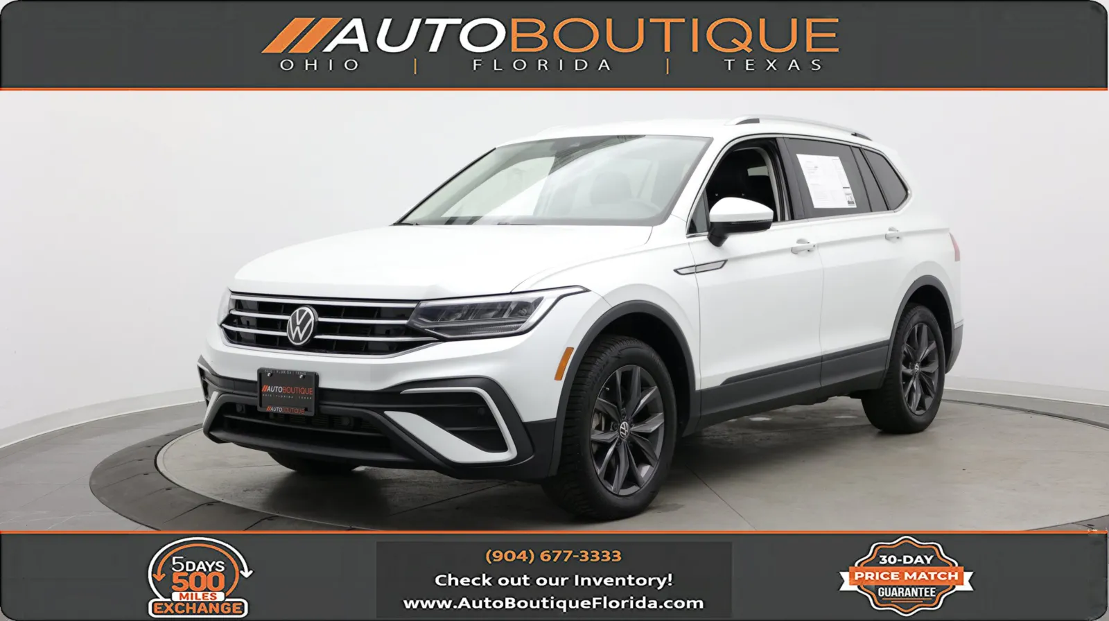 White 2023 Volkswagen Tiguan SE for sale in Jacksonville, FL