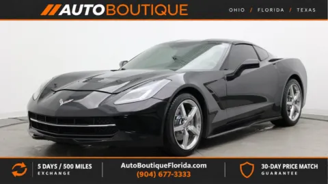 Black 2015 Chevrolet Corvette 1LT for sale in Jacksonville, FL