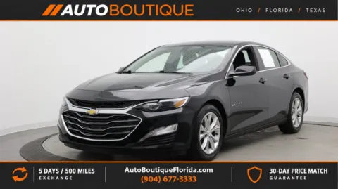 Black 2021 Chevrolet Malibu LT for sale in Jacksonville, FL