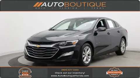 Black 2021 Chevrolet Malibu LT for sale in Jacksonville, FL