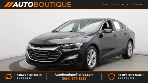 Black 2021 Chevrolet Malibu LT for sale in Jacksonville, FL