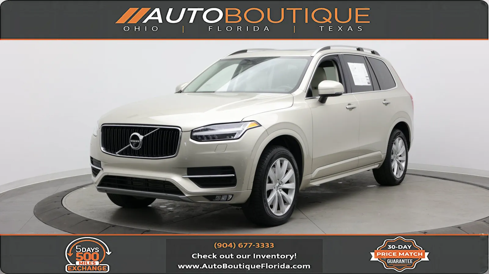Gray 2016 Volvo XC90 T6 Momentum for sale in Jacksonville, FL