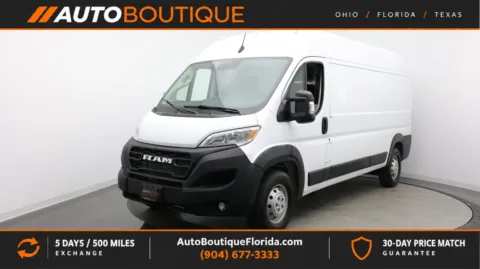 White 2023 Ram ProMaster Cargo Van 2500 159 WB for sale in Jacksonville, FL