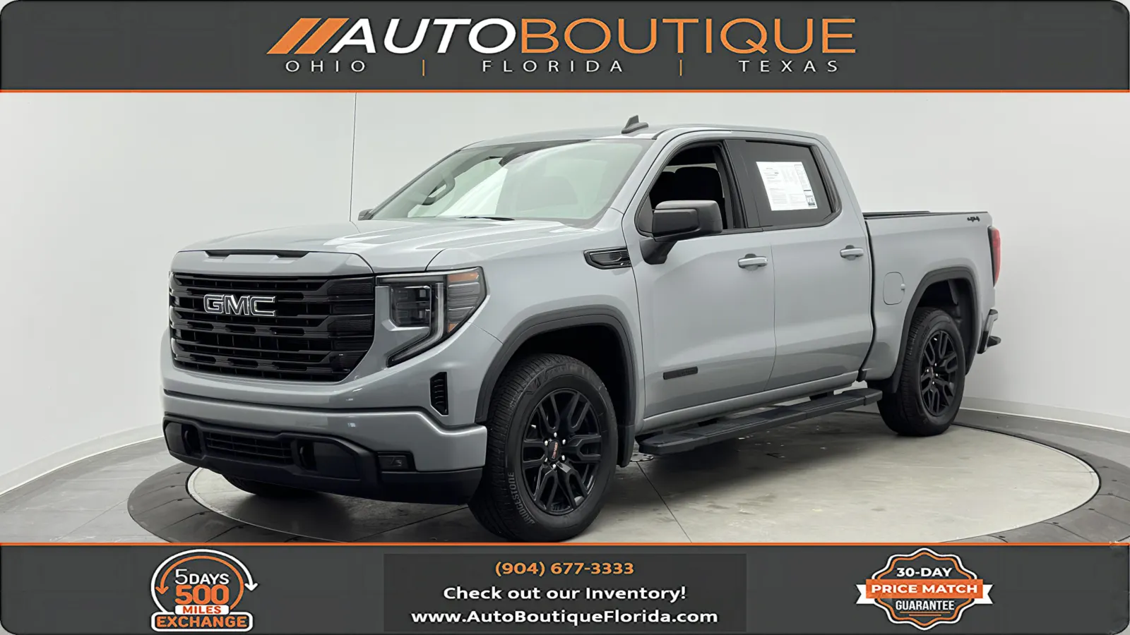 Gray 2024 GMC Sierra 1500 Elevation for sale in Jacksonville, FL
