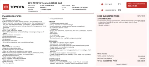 More photos of 2013 Toyota Tacoma at Auto Boutique Florida, FL