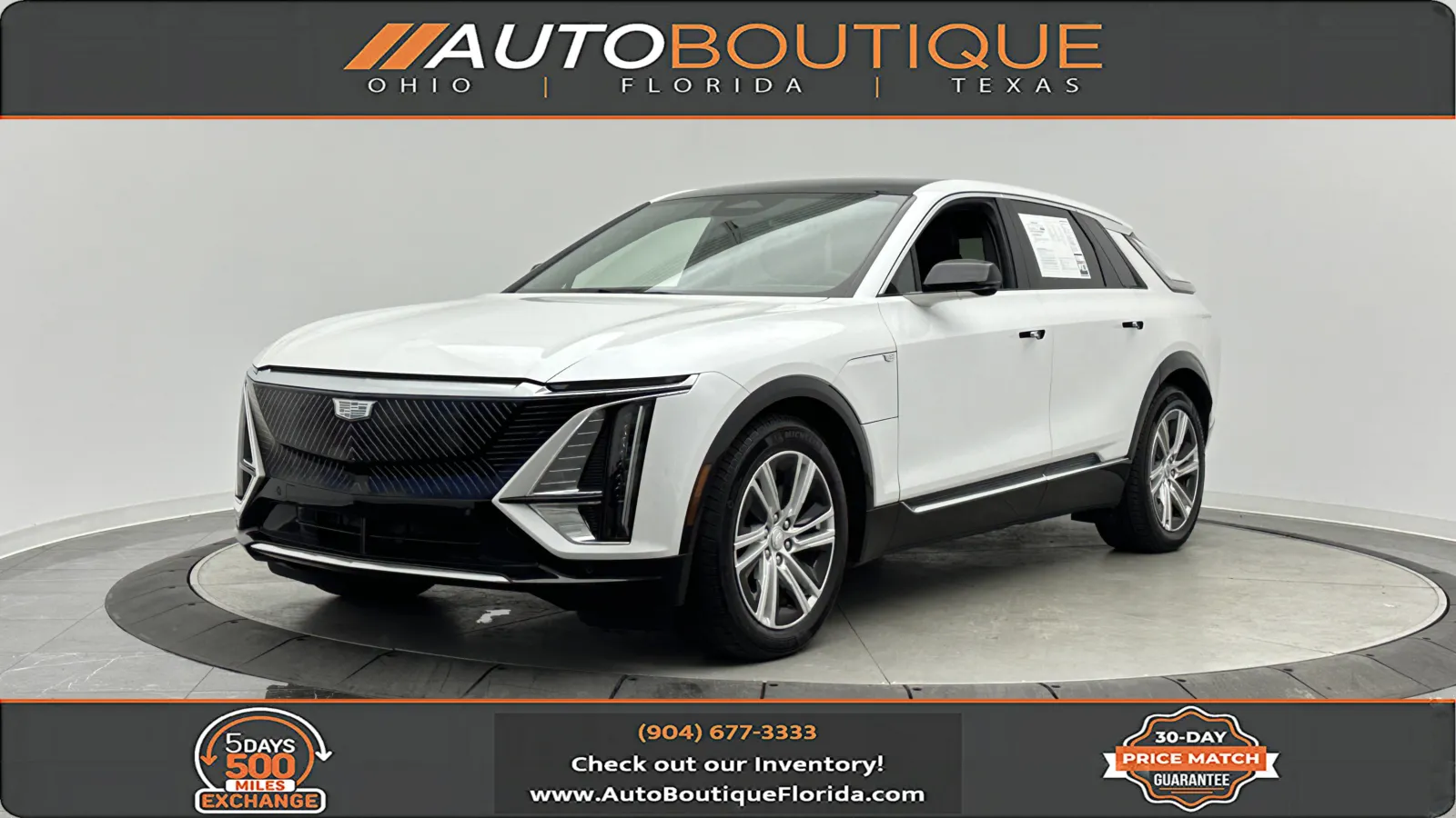 Used 2024 Cadillac LYRIQ Tech with VIN 1GYKPMRK4RZ135923 for sale in Jacksonville, FL
