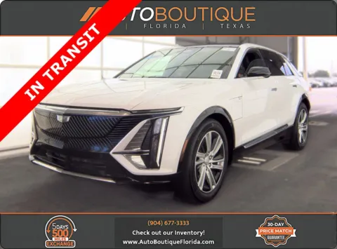 White 2024 Cadillac LYRIQ Tech for sale in Jacksonville, FL