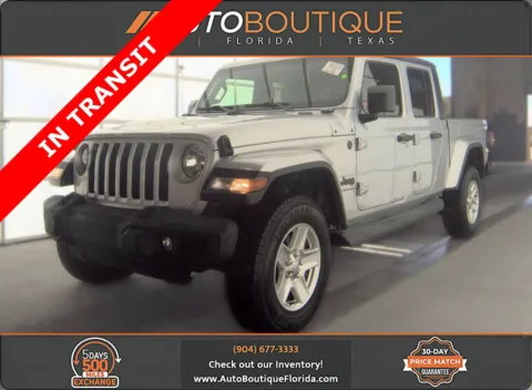 Silver 2023 Jeep Gladiator Sport S for sale in Jacksonville, FL