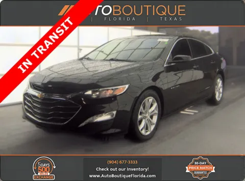 Black 2023 Chevrolet Malibu LT for sale in Jacksonville, FL