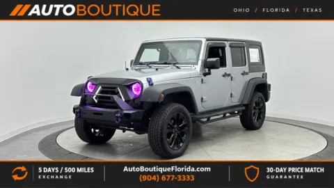Silver 2015 Jeep Wrangler Unlimited Sport for sale in Jacksonville, FL