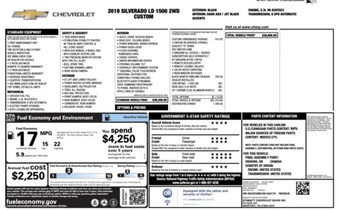 More photos of 2019 Chevrolet Silverado 1500 LD Custom at Auto Boutique Florida, FL