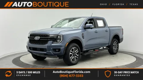 Blue 2024 Ford Ranger LARIAT for sale in Jacksonville, FL