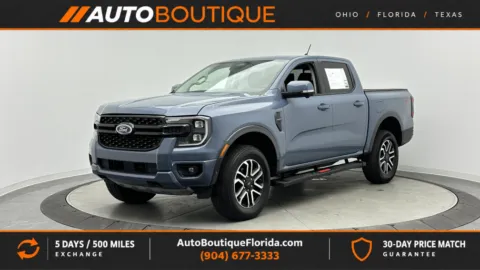 Blue 2024 Ford Ranger LARIAT for sale in Jacksonville, FL