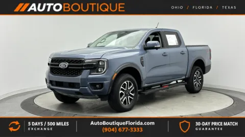 Blue 2024 Ford Ranger LARIAT for sale in Jacksonville, FL