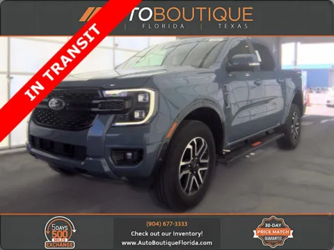 Blue 2024 Ford Ranger LARIAT for sale in Jacksonville, FL