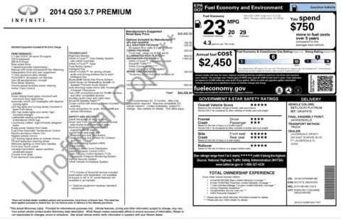 More photos of 2014 INFINITI Q50 Premium at Auto Boutique Florida, FL