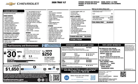 More photos of 2026 Chevrolet Trax LT at Auto Boutique Florida, FL
