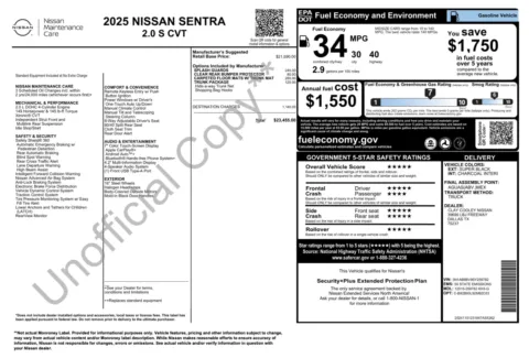 More photos of 2025 Nissan Sentra S at Auto Boutique Florida, FL