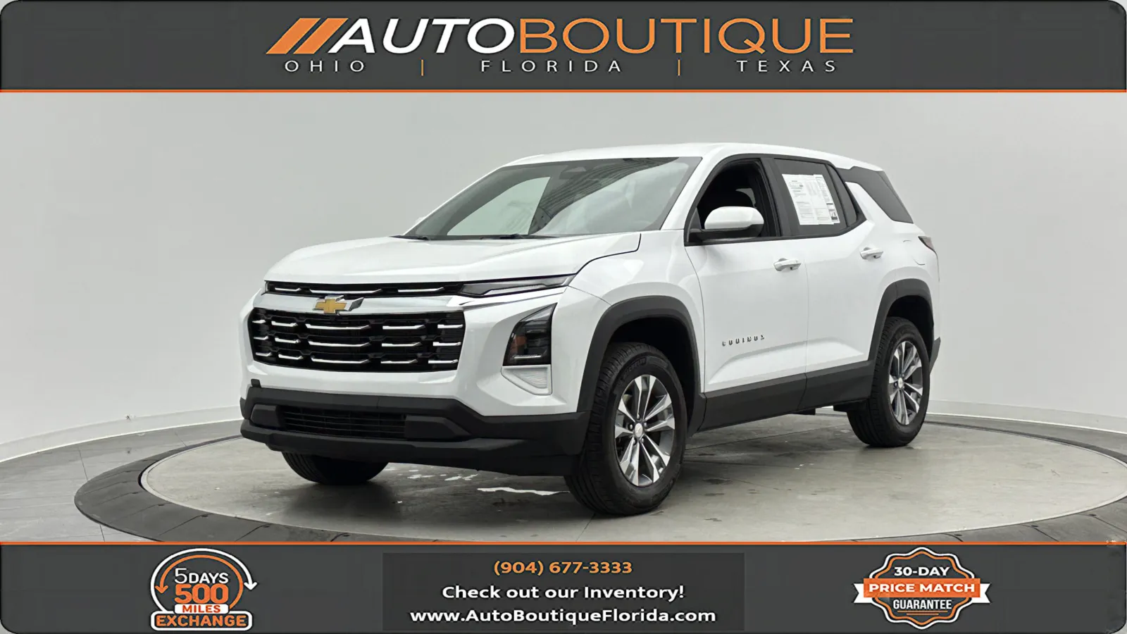 White 2026 Chevrolet Equinox AWD LT for sale in Jacksonville, FL