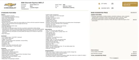 More photos of 2026 Chevrolet Equinox AWD LT at Auto Boutique Florida, FL