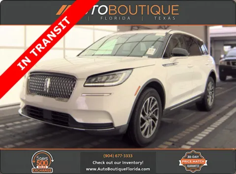 White 2021 Lincoln Corsair Standard for sale in Jacksonville, FL