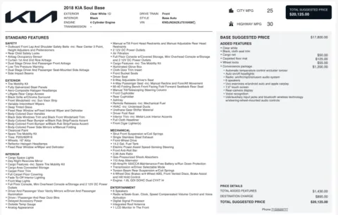 Photos of 2018 Kia Soul for sale in Jacksonville, FL at Auto Boutique Florida