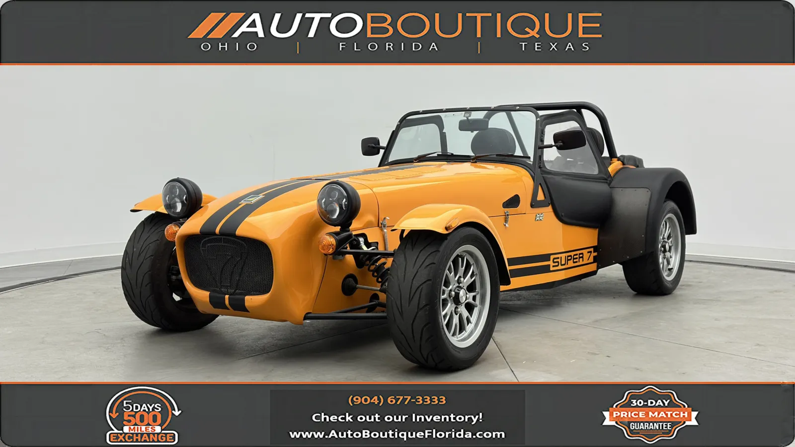 Orange 2017 CATERHAM SUPER 7 for sale in Jacksonville, FL