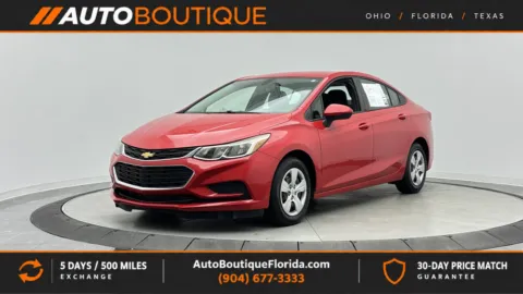 Red 2017 Chevrolet Cruze LS for sale in Jacksonville, FL