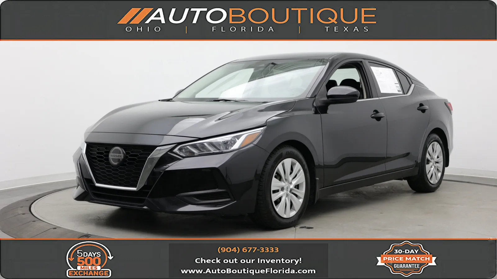 Black 2023 Nissan Sentra S for sale in Jacksonville, FL