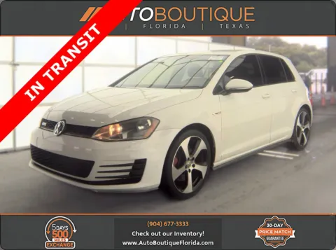 White 2015 Volkswagen Golf GTI S for sale in Jacksonville, FL