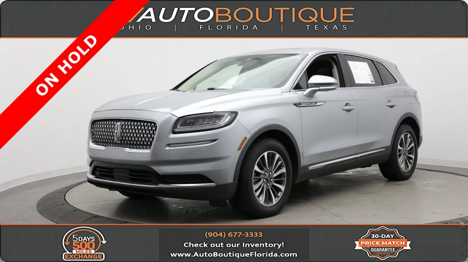 Silver 2023 Lincoln Nautilus Reserve for sale in Jacksonville, FL