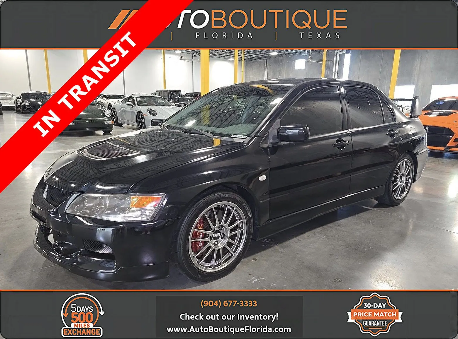 Black 2006 Mitsubishi Lancer Evolution IX for sale in Jacksonville, FL