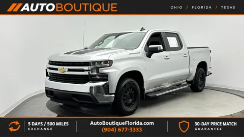 Silver 2019 Chevrolet Silverado 1500 LT for sale in Jacksonville, FL